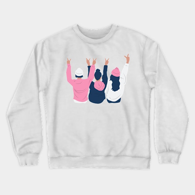 Friends Crewneck Sweatshirt by stickersbyjori